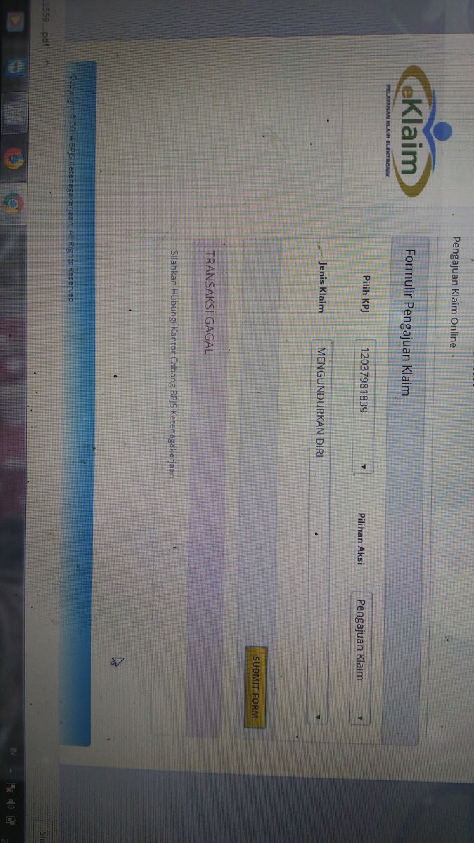Riyadh_Pontang's tweet photo. @BPJSTKinfo Min, saya klaim JHT via eKLAIM Online tapi gagal terus. Mohon infonya yah min. Terima kasih. https://t.co/wSeUkUxX9v