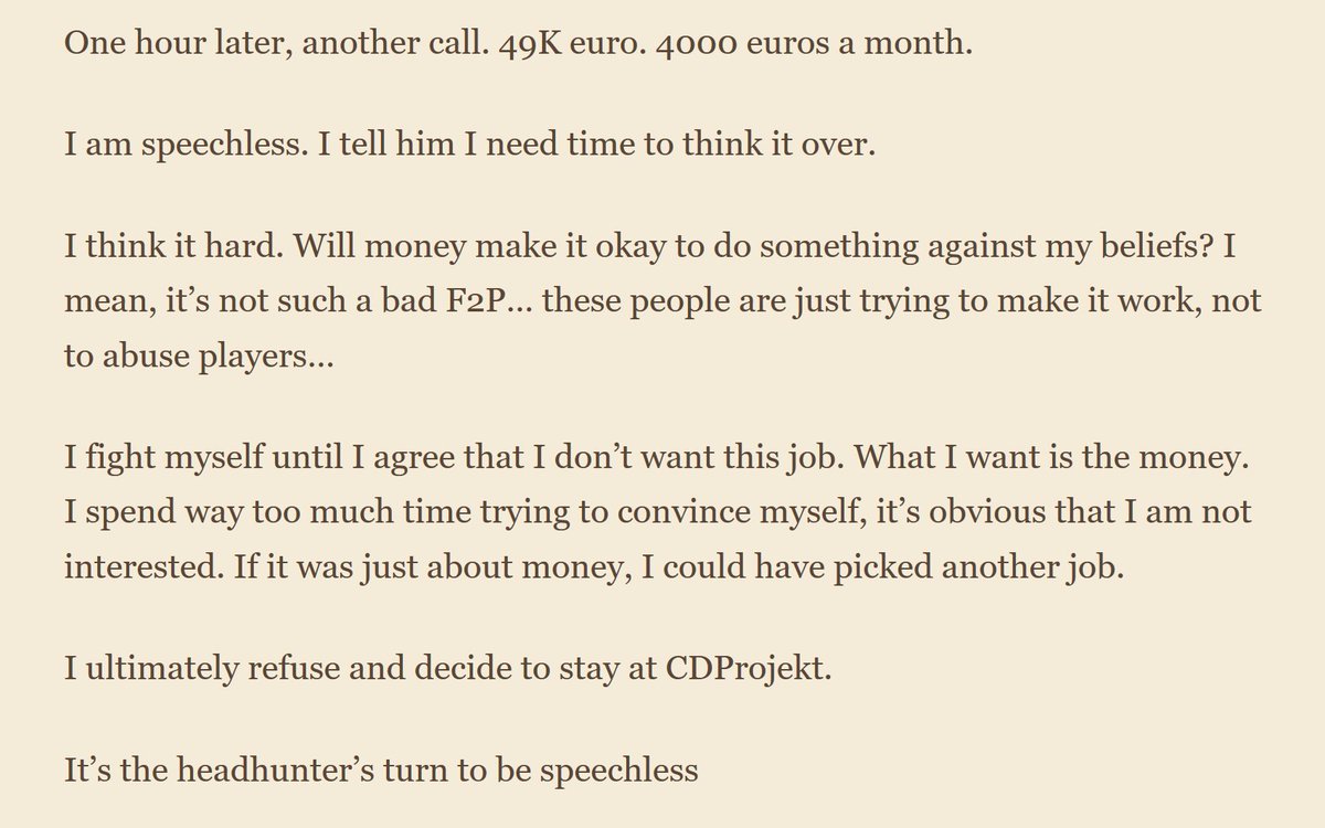 adrianchm's tweet photo. An interesting and honest insight into how things look from an employee's point of view. About a dev who worked on #TheWitcher3 and #Cyberpunk2077 but ultimately went his own way because... Well, answers here: https://t.co/NutclJ3MZM https://t.co/xYryypuzUS