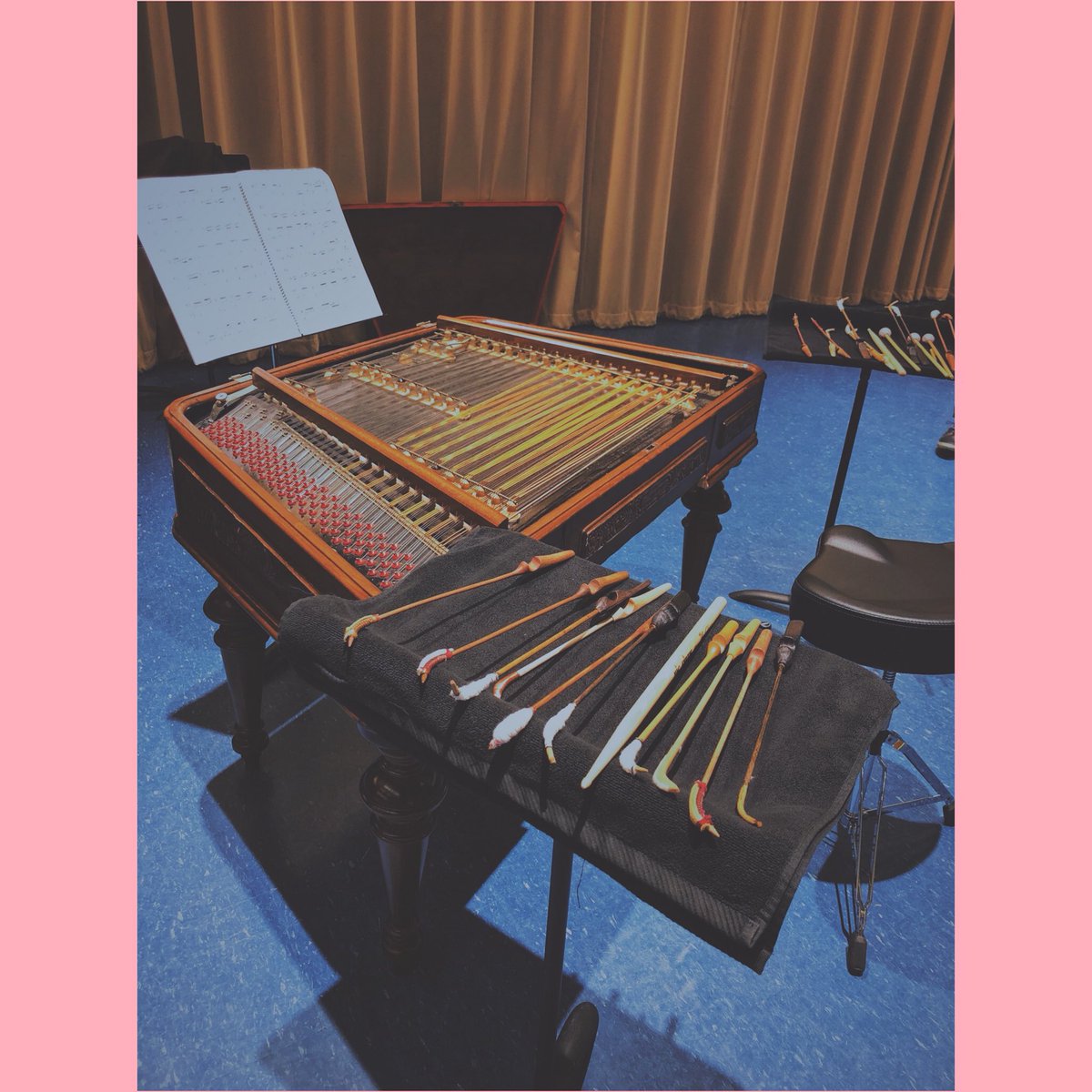 SoundIcon's tweet image. Setting up from Gervasoni action! @tolleism in the cymbalom!