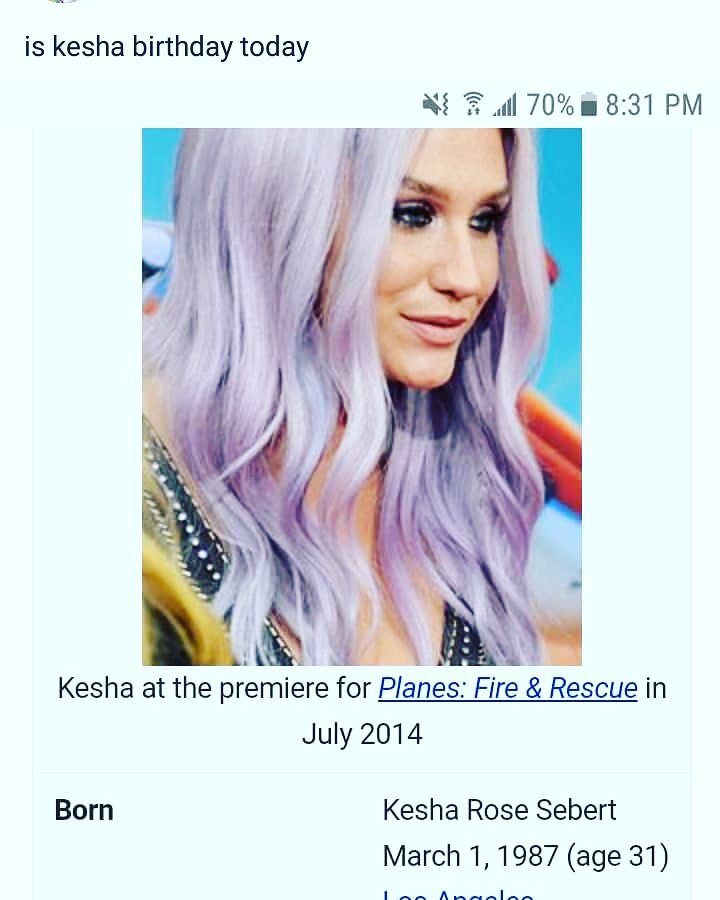 Happy birthday kesha 