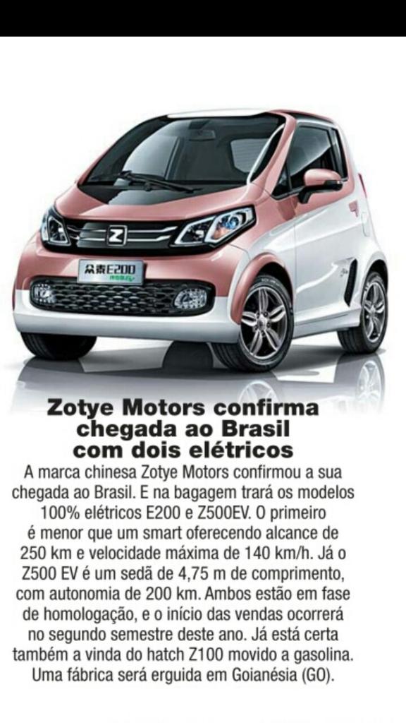 Revista Motor Show, Março 2018, página 11
#Zotye #veiculoeletrico #Goianésia #Brasil #Goiás