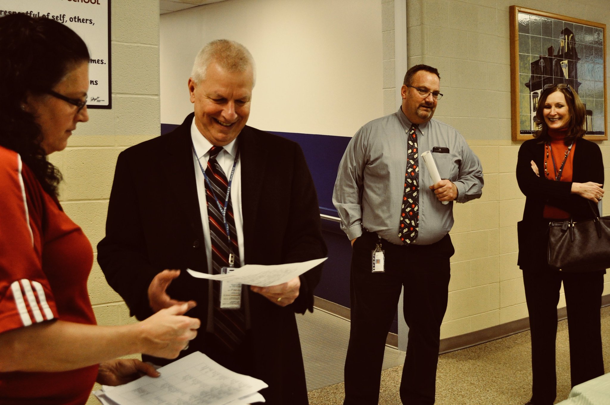 New Salem Elementary on Twitter "Ms. Cohen updates Dr. Renaut, Mr. Shick and Dr. Grove on the