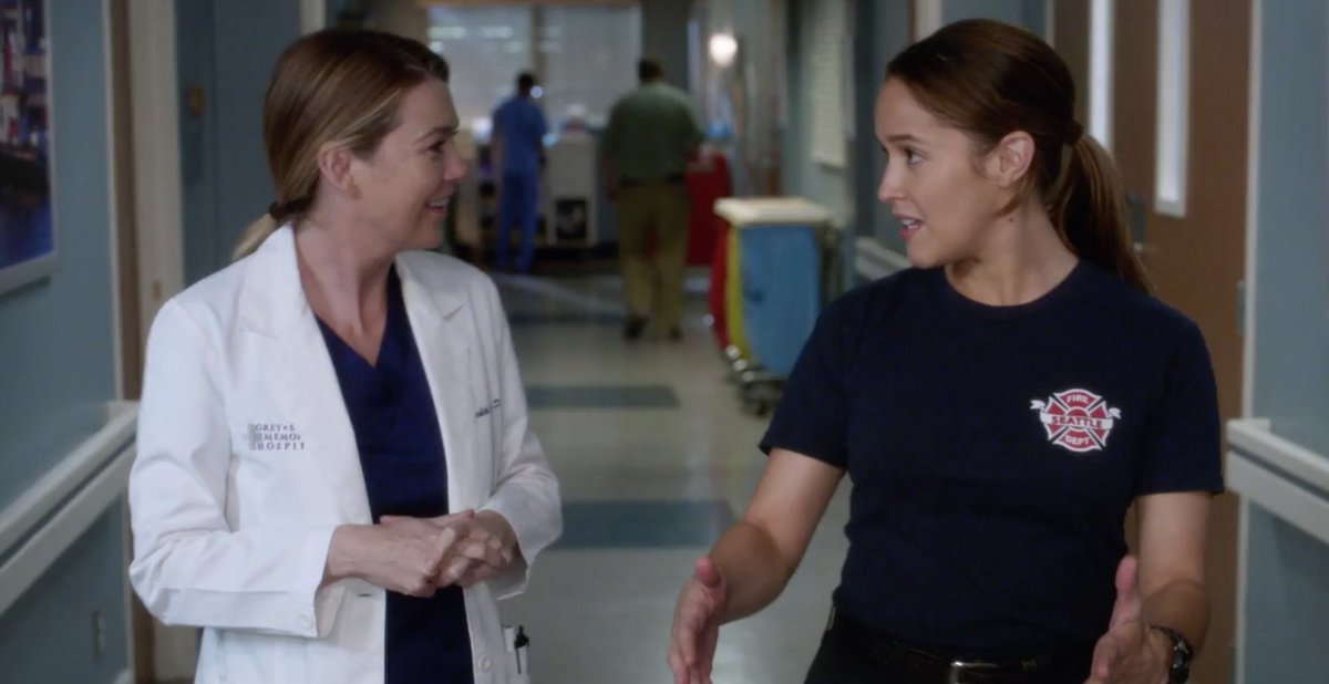 GreysABC's tweet photo. #TGIT dream team right here! #Station19 #GreysAnatomy #TGITCrossover https://t.co/0RcmenfJRh