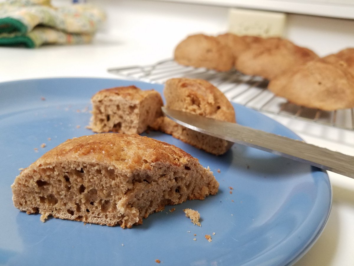 DR_AgEdFFA's tweet photo. These Food Sci Ss made a major BREAKTHROUGH today! Not only did they make a successful gluten-free bread, but it was the preferred choice in sensory evaluation over regular wheat bread. #problemsolving #foodscience #WarriorWork317 #glutenfree https://t.co/ZkcGrabBw7