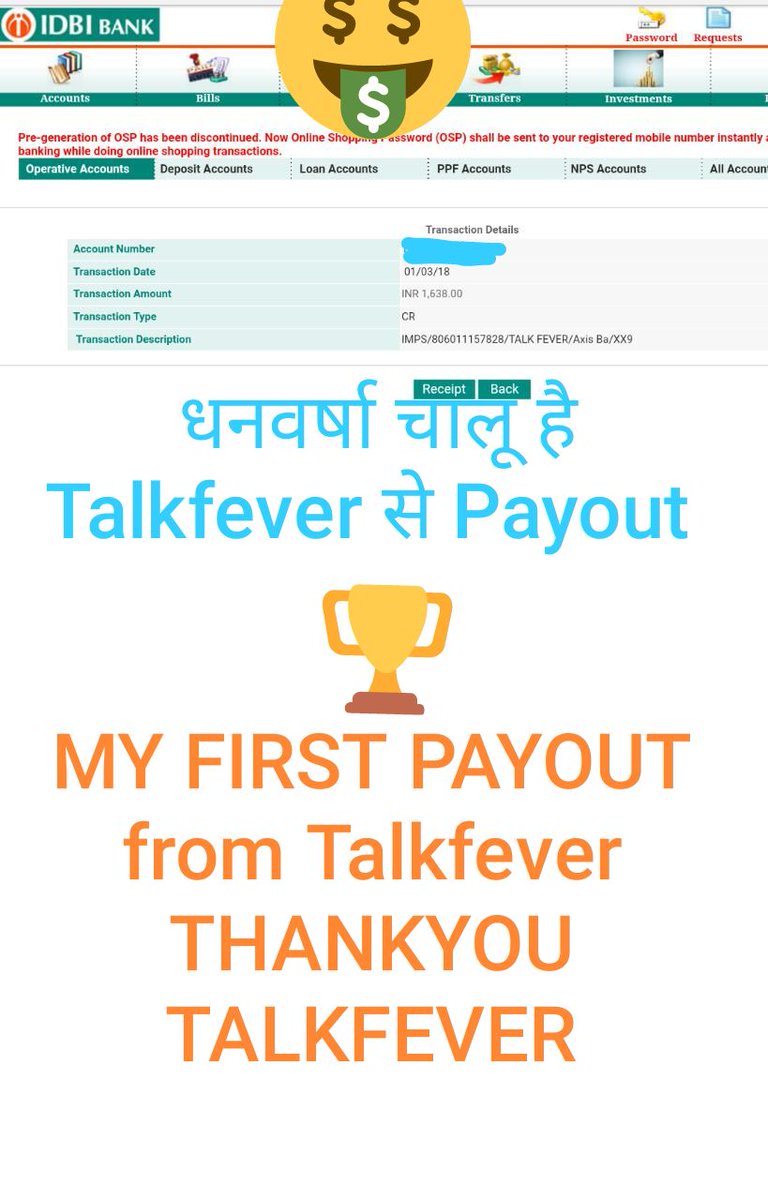 VikashDudu's tweet photo. #indianFacebook (#talkfever) latest #payment proof...
#VikashDudu
#JoiningLink:-https://t.co/rexwh3aLAb https://t.co/6UldMNSLWV