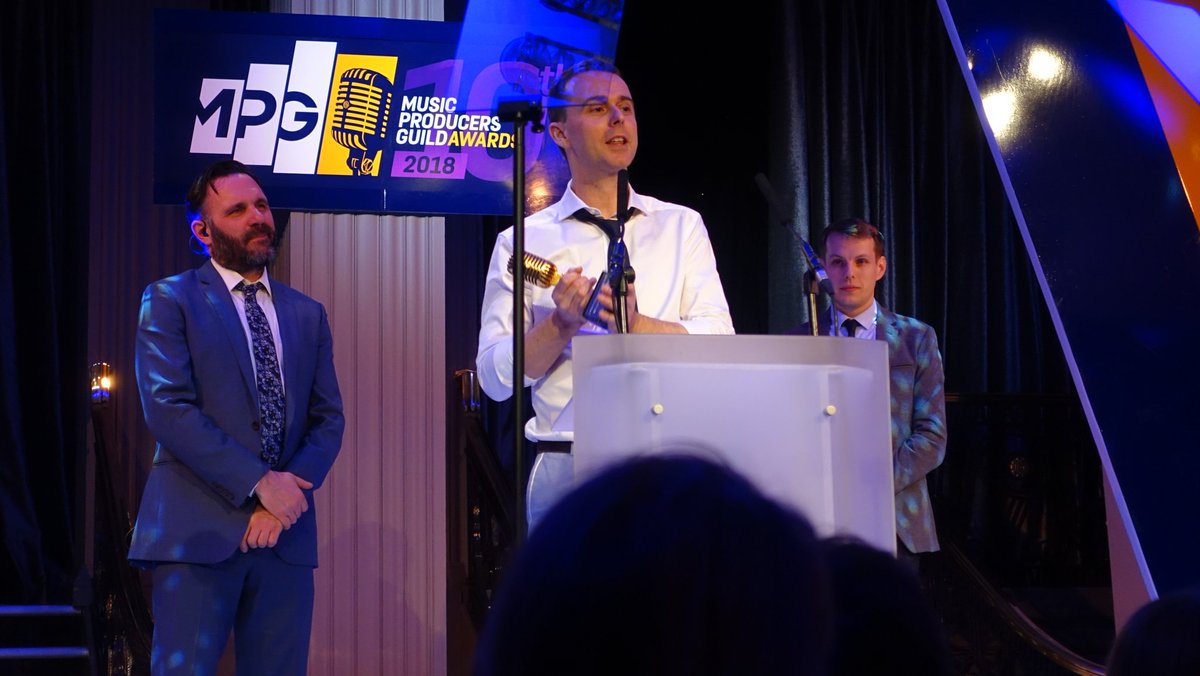 ukMPG's tweet photo. The winner of the Mastering Engineer of the Year Award sponsored by @milocostudios at this year's #MPGAwards is: @mattcolton https://t.co/sjySYUM9R1