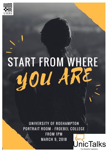 UnicTalks's tweet photo. Just over a week to go - University of Roehampton Business Society annual conference, this year in collaboration with UnicTalks, is coming! Check the brochure here: https://t.co/TjeozXDzSW #conference #university #business #society #guestspeakers https://t.co/ILYpNSyEXX