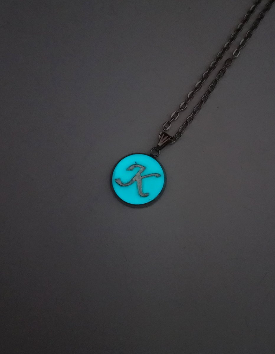 Inavitskaya's tweet photo. Glow in the Dark INITIALS   https://t.co/D8RSCToNMh   #glowing #necklace #initial #giftideas #birthday #MothersDay https://t.co/I4dVua6ogn