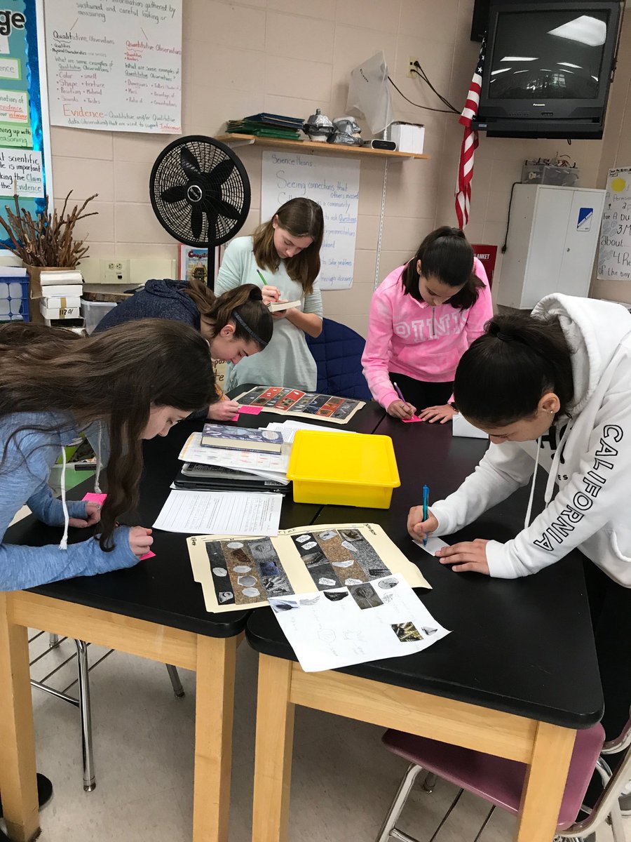 ScienceKMS's tweet image. Students provided peer feedback after a gallery walk sharing their fossil strata analysis project.
@Principal_Homen