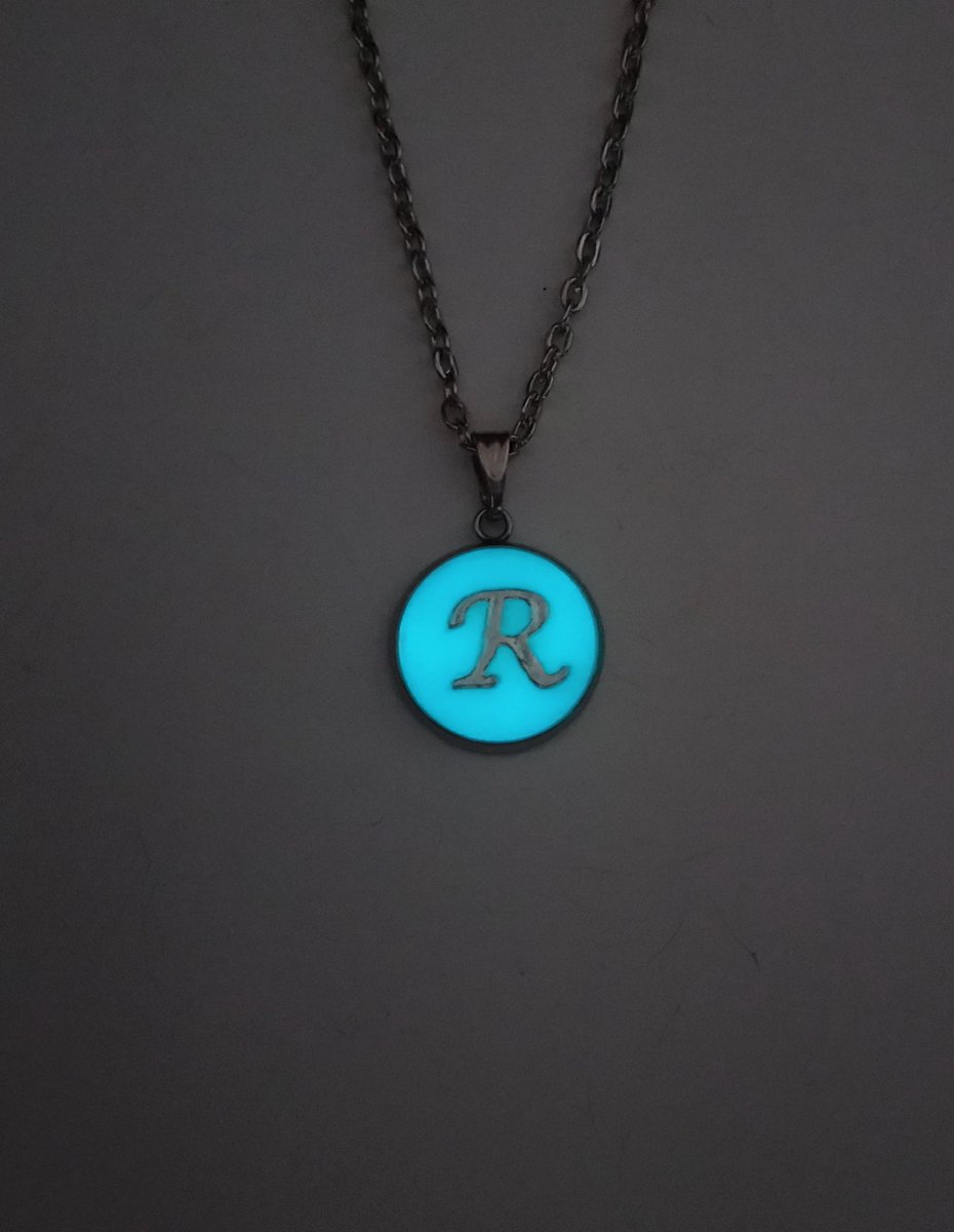 Inavitskaya's tweet photo. Glow in the Dark INITIALS   https://t.co/D8RSCToNMh   #glowing #necklace #initial #giftideas #birthday #MothersDay https://t.co/x3pVLIjAWc