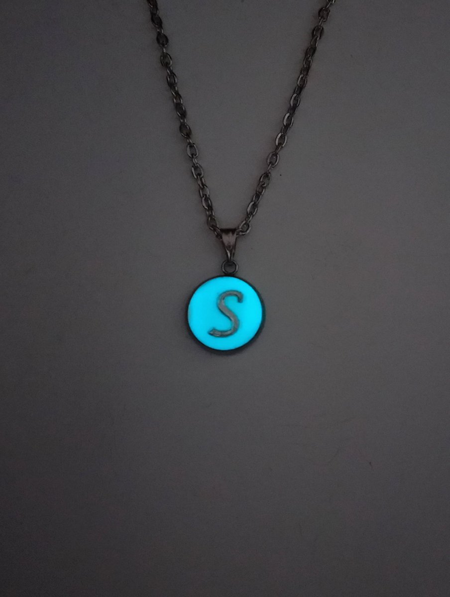 Inavitskaya's tweet photo. Glow in the Dark INITIALS   https://t.co/D8RSCToNMh   #glowing #necklace #initial #giftideas #birthday #MothersDay https://t.co/4TS2hIYuDt