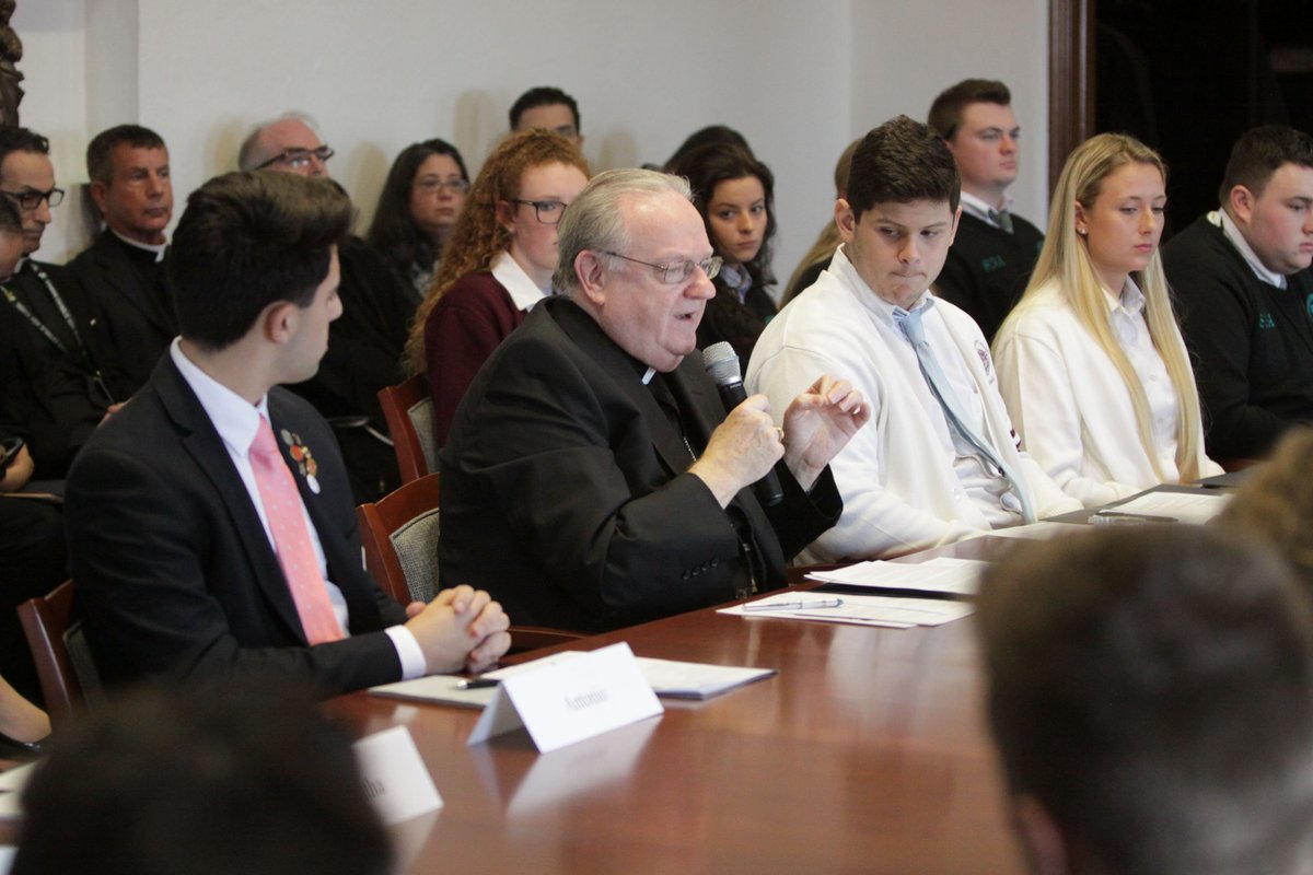 mrr__robott's tweet photo. Students from #Catholic schools across #SouthJersey met with @camdendiocese Bishop Sullivan to talk #gunviolence #ParklandSchoolShooting #neveragainmovement &amp; more. What they said &amp; how he responded: https://t.co/rO1AOZ67bm https://t.co/D60ZzGO3dB