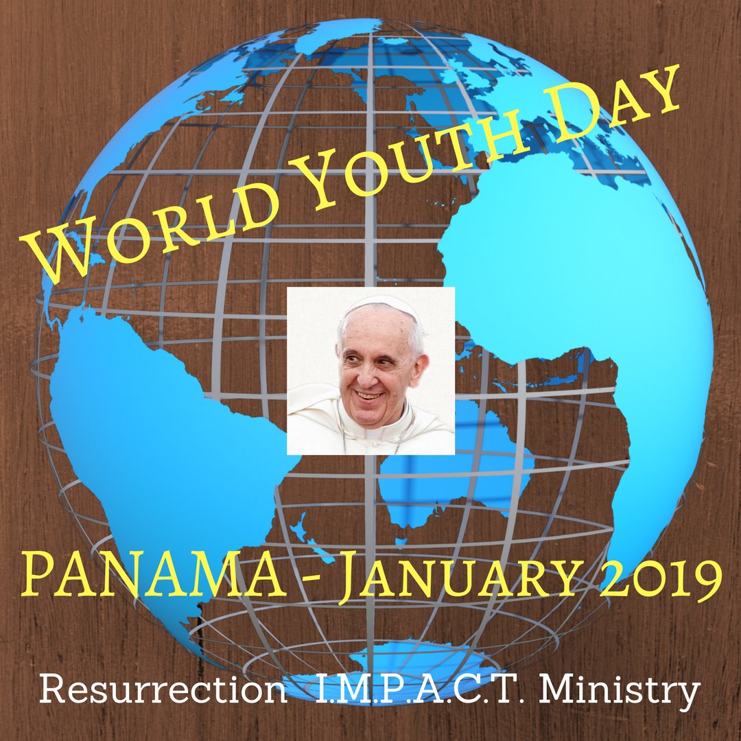 ResYouthMin's tweet photo. Panama 2019 - WYD!  Who's IN? https://t.co/UwP5sOmcF6