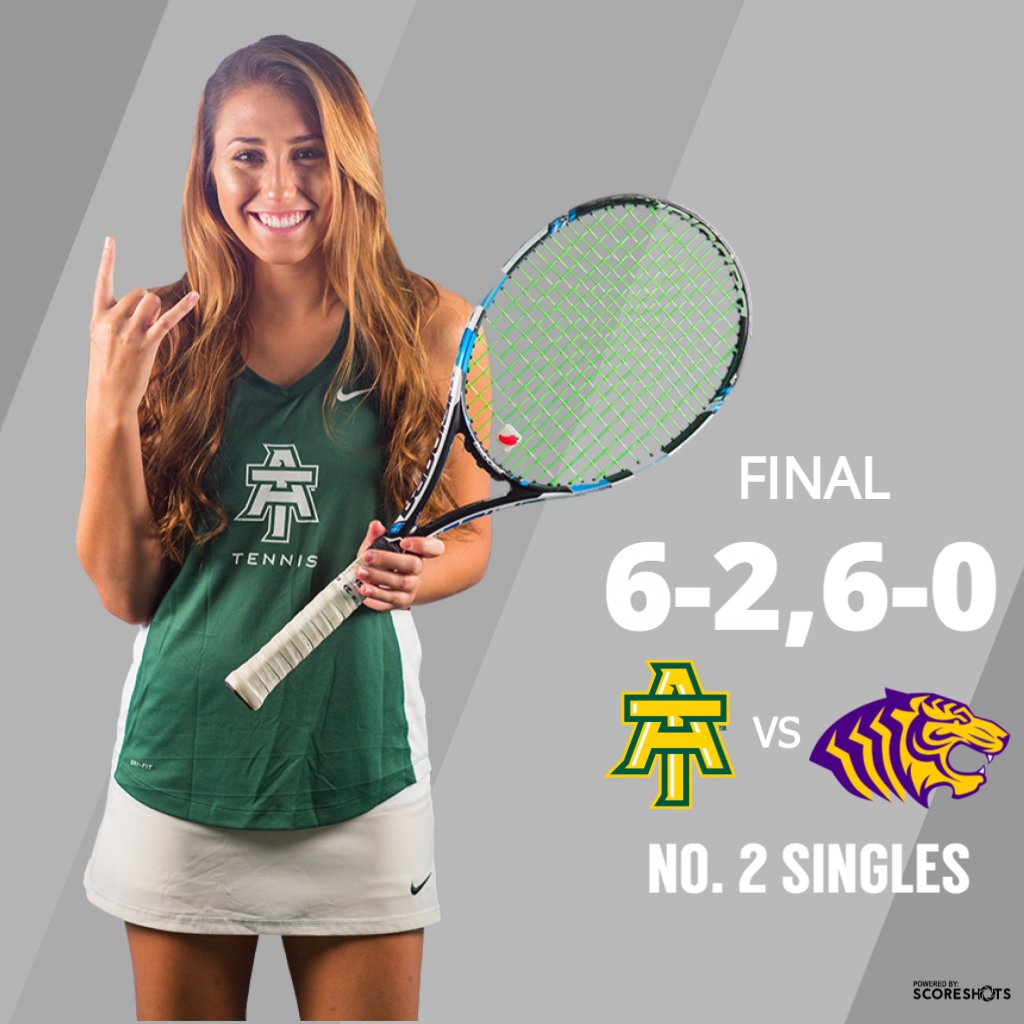 ATU_Athletics's tweet photo. TN | Teresa Sanchez wins 6-2, 6-0 in No. 2 Singles! #FightOn #theGAC https://t.co/Dsm2Gsivs2