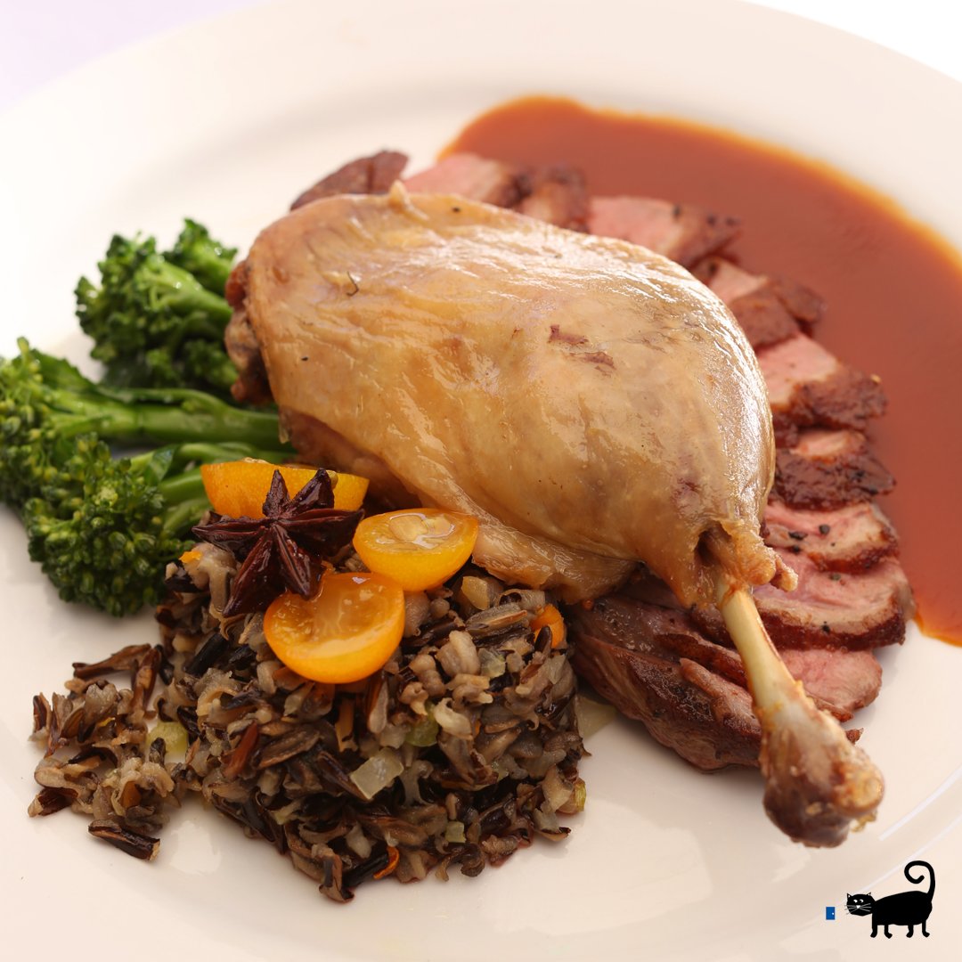 Chef's famous Roasted Duo of Duck Breast &amp; Leg Confit. Simply #mouthwatering. #SeeYouInside 🚪 #TheLittleDoor