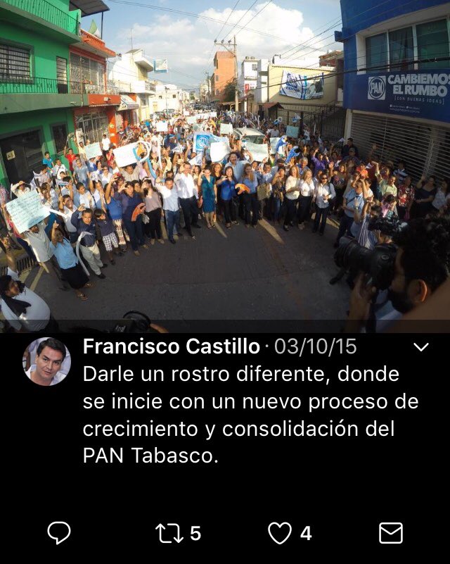 cramos75's tweet image. Que tristeza sentirán aquellos que votaron por @Paco_Castillo_  la promesa y el resultado..pobre @Pan_Tabasco10 @AccionNacional