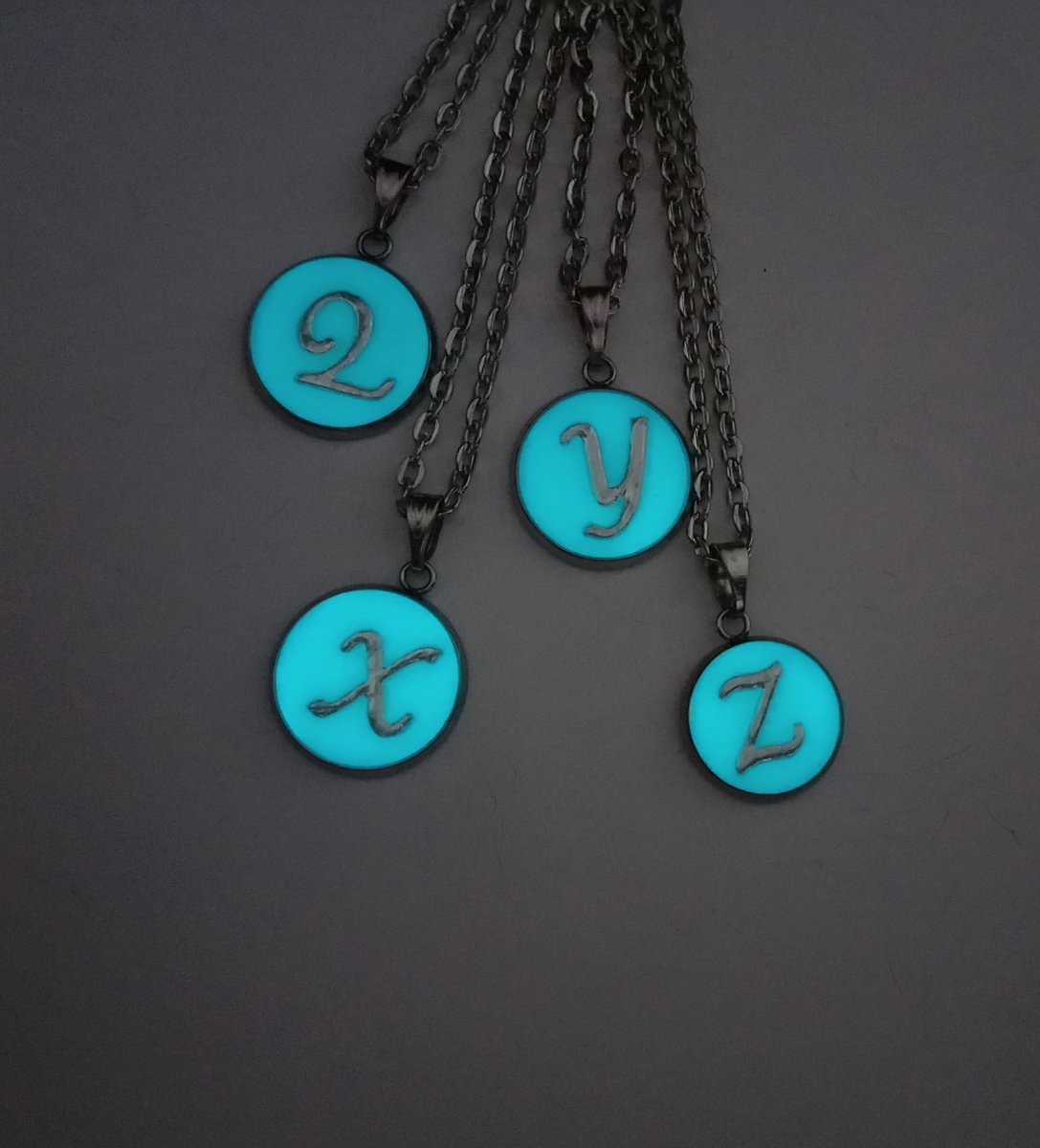 Inavitskaya's tweet photo. Glow in the Dark INITIALS   https://t.co/D8RSCToNMh   #glowing #necklace #initial #giftideas #birthday #MothersDay https://t.co/IqposircYs