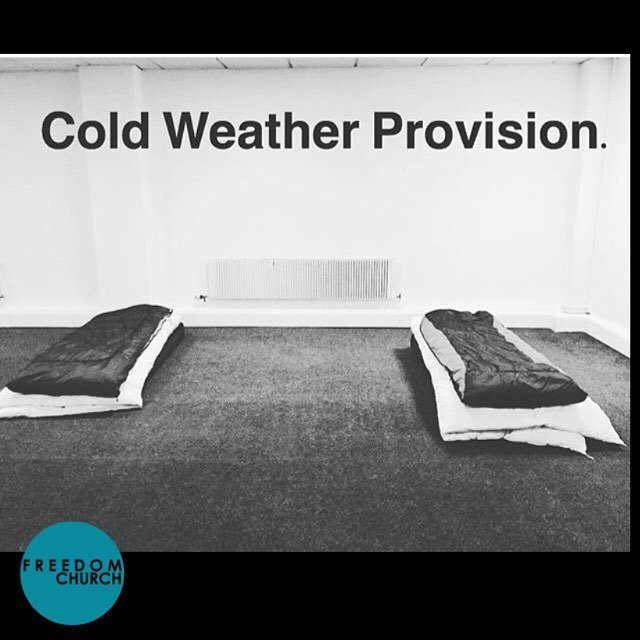 freedombury's tweet photo. A big THANK YOU to all our teams for covering these cold nights in sheltering people in need. Some covering all night then going straight to work. You are amazing. We love you @freedomchurchbury #coldweatherprovision #loveothers #over40nights #wearethechurch https://t.co/2WsSOCWc8Z