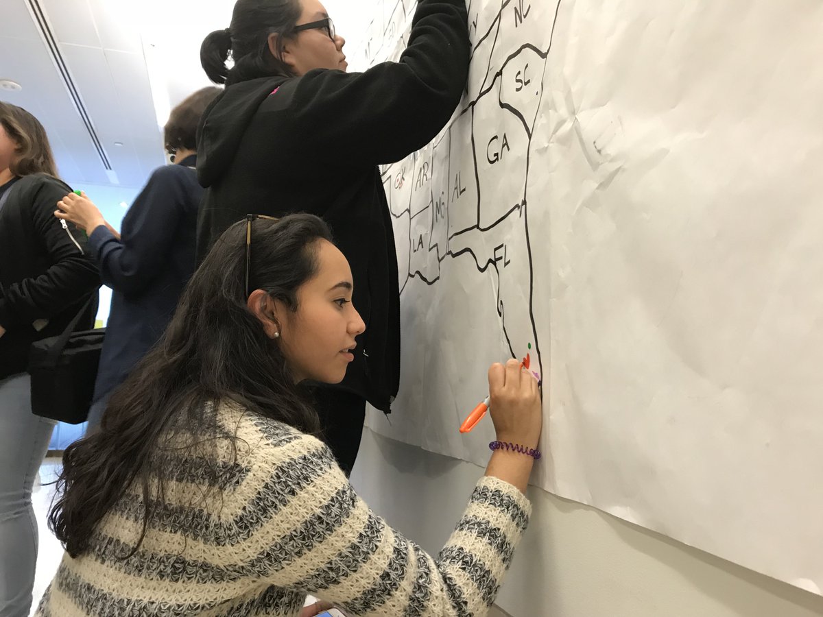 Dreamers gather at HRC headquarters in DC to plan for National Day of Action.
