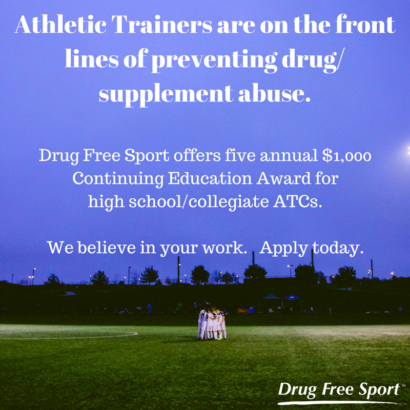 Drug_Free_Sport's tweet photo. March is National Athletic Training Month, celebrating the men &amp; women who are "the team behind the team". 

Read our latest blog post celebrating them. If you're an ATC, apply for one of our $1,000 continuing education grants! 

Read/share: https://t.co/pEqiLFLBaB #NATM2018 https://t.co/MgiufJLhYa