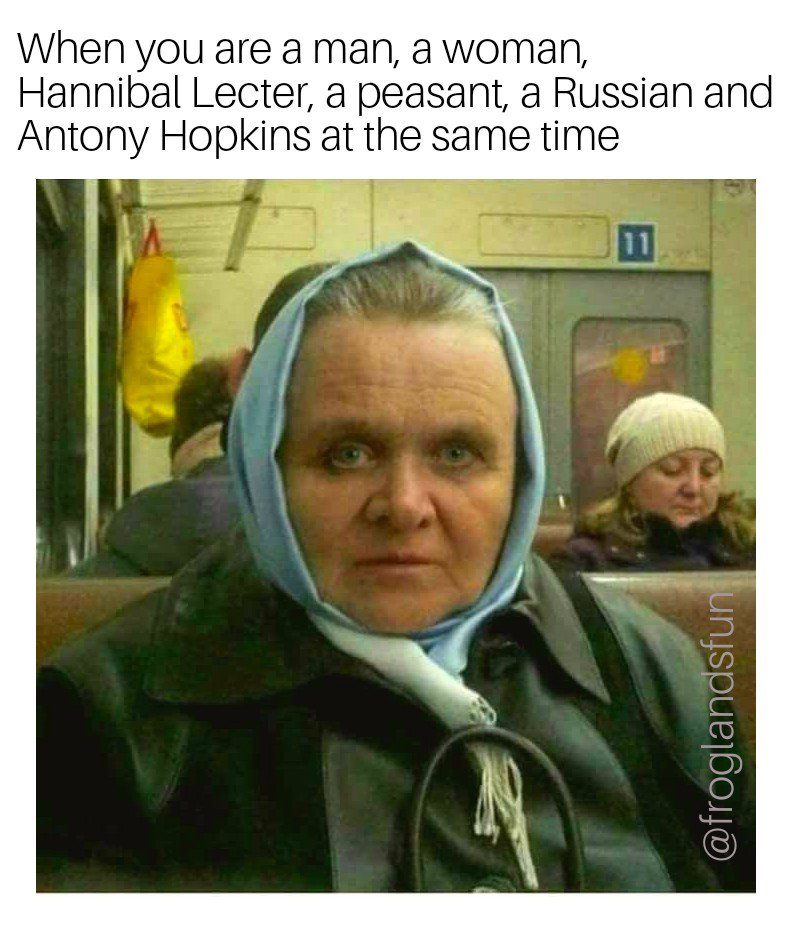 froglandsfun's tweet photo. Confusing...
Follow me @froglandsfun for more memes
#froglands #memes #meme #antonyhopkins #hannibal #hanniballecter #peasant #confusing #dankmemes #dankmeme #edgymemes #lmao #comedy #fun #funny #good #weird #bus #strange #picoftheday #photooftheday #pictureoftheday #daily https://t.co/sDD5C6OYTj