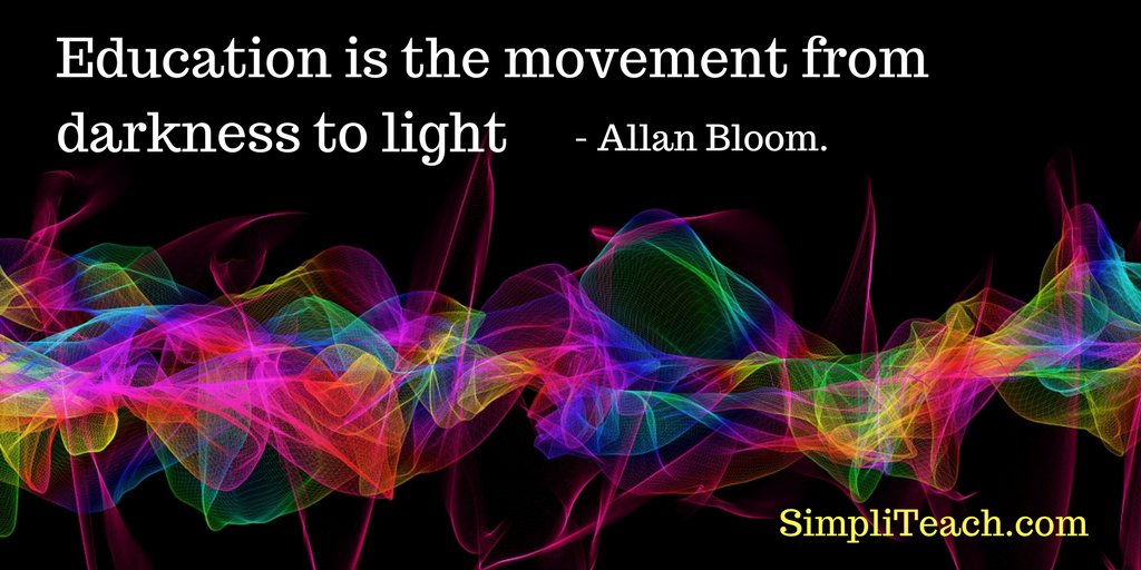 SimpliTeach's tweet photo. 10 #quotes for #teachers that use light as #inspiration | ☀ 2. Seeing the light bulb go on over a student's head NEVER gets old, does it? https://t.co/gFO9P8YPtV