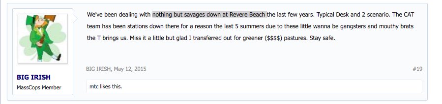chipgoines's tweet photo. whoops that was from 2015 but still @MassStatePolice Trooper Matthew Sheehan comes armed with the stereotypes at all times. Here's what he thinks about patrolling Revere Beach. #mapoli #masscops https://t.co/CcsY9VSJID