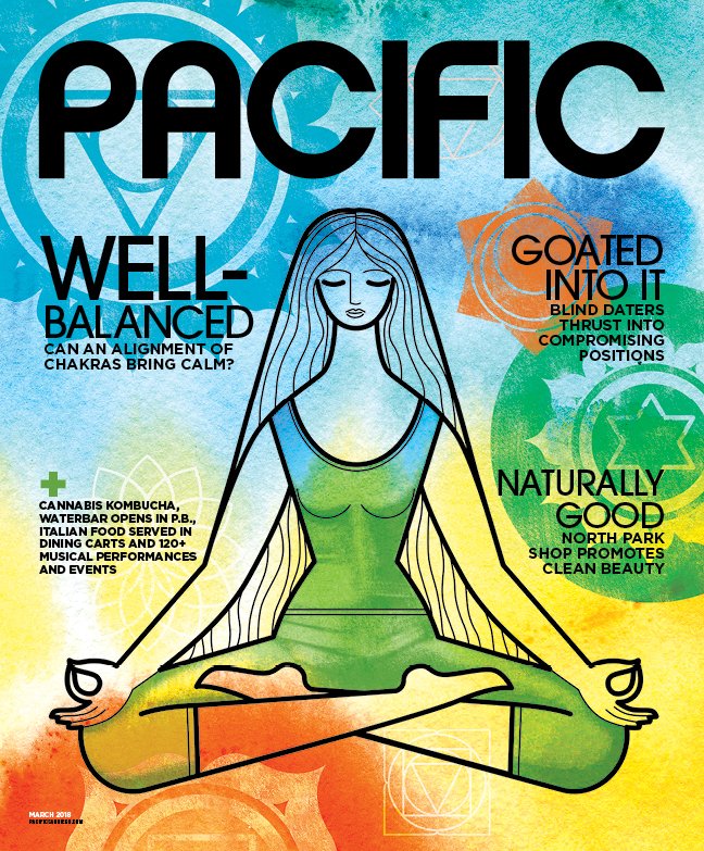 PacificSD's tweet photo. Find your balance with @PacificSD's March issue (with a rad cover illustration by @CristinaByvik), out now. Check out the full magazine here — https://t.co/qbQdusZMgO  #PacificSD #magazines https://t.co/MEyG3w6toZ