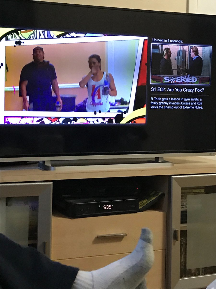 MikeJ0nesssssss's tweet photo. Watching #Swerved on @WWENetwork I miss this show! @WWE @JackAss @GORILLAFLICKS #Wweswerved https://t.co/LIpP481FqF