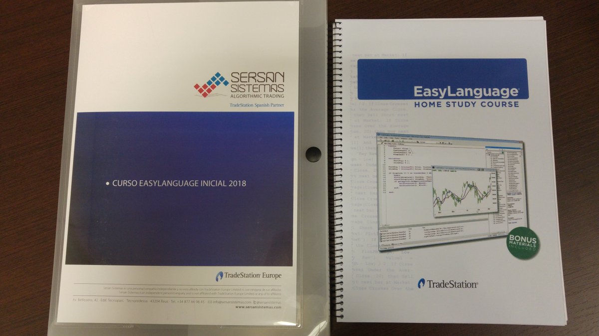 sersansistemas's tweet photo. #CursoEasyLanguageInicial
El objetivo de este curso, es sencillo: ser capaz de trasladar tus ideas de #Trading a #EasyLanguage, es decir, aprender a crear tus propios #Indicadores y #Estrategias fácilmente con EasyLanguage
Reserva tu plaza ya!
https://t.co/bPJyAtUcoY https://t.co/EobKgUCbG5