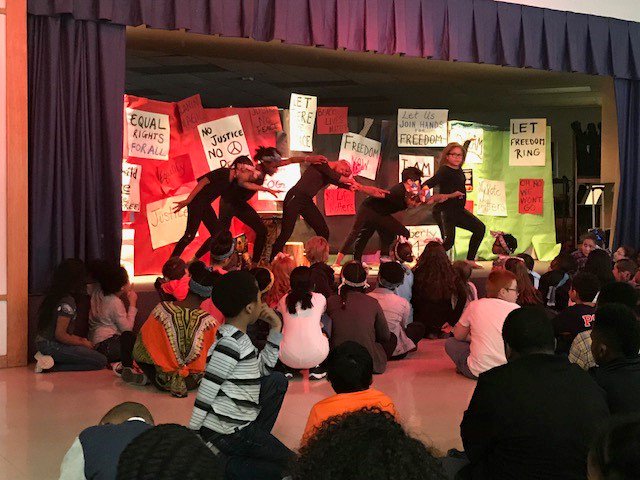 ChristinaK12's tweet photo. #BraderES celebrated Black History Month with singing, dancing and presentations of key figures in history. #BlackHistoryMonth | https://t.co/GMucNBQcuI https://t.co/ix4gPy8Dmh