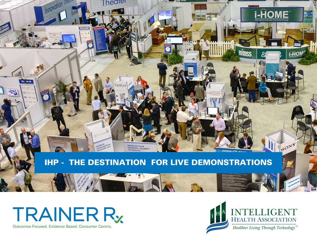 gomez_marita's tweet photo. Our team will be at #HIMSS18. Trainer Rx will be showcasing a platform so innovative it will disrupt the telerehabilitation market. BRING. IT. ON. #TrainerRx #Telerehab #IHPavilion https://t.co/2RJQk8XmW8