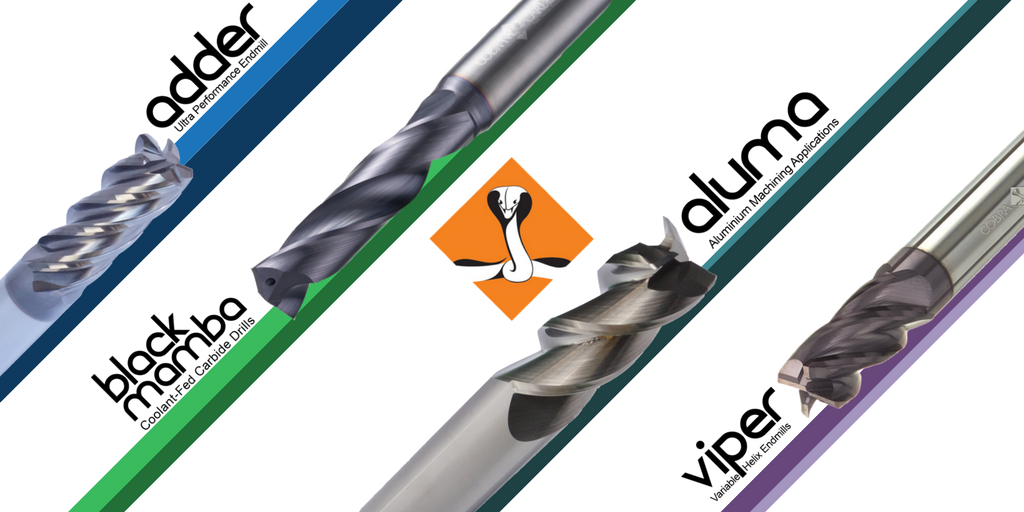 CobraCarbide's tweet photo. We like to call them our Fearsome Foursome. 😉
⠀
Premium quality carbide cutting tools proudly made in America! 😎🐍🇺🇸
⠀
#endmill #cnc #madeinusa #carbide #machinist #adder #blackmamba #viper #aluma #roundtools #makingchips #cobracarbide #riverside #ca https://t.co/k8G0u77dzx