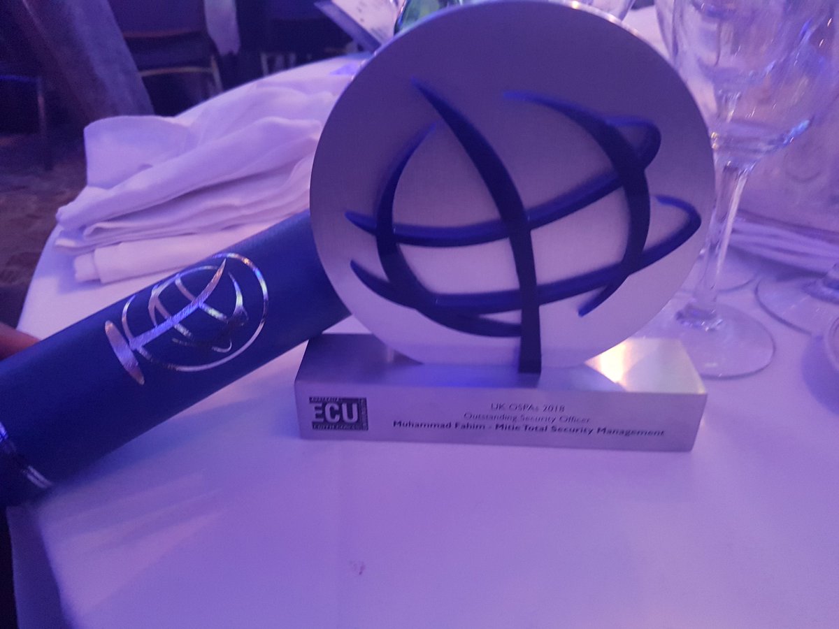 He did it again! Mo Fahim Mitie at Eurostar does the double, outstanding Manager of the year @wearemitie @Mitie_TSM