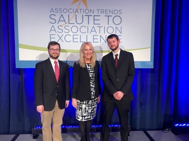 calstevens's tweet photo. Taking home the Gold! Thrilled that CTA's i3 won the Gold Award at Association Trends 2018 All Media Contest for best trade magazine. Inspiring luncheon at the Capitol Hilton! @MarkC #AssociationTrends https://t.co/jDGhbJbEuy