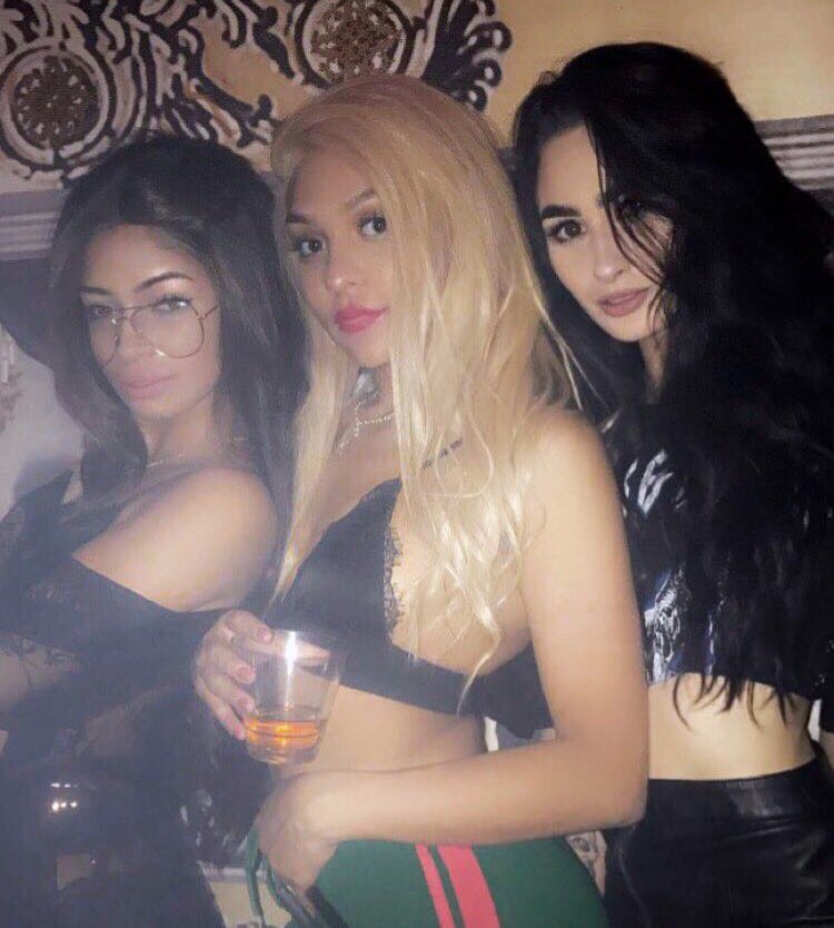 TaminaUK's tweet photo. So here’s a throwback, Toni, Emilia &amp; I back in November #TBT #girlpower  #celebsgodating https://t.co/yoRdnCec5o