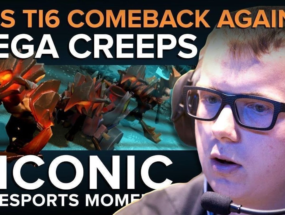 theScoreDota2's tweet photo. Iconic Esports Moments: EG's TI6 comeback against Mega Creeps https://t.co/CQ8BJtcHHB https://t.co/RIJnG46xX7