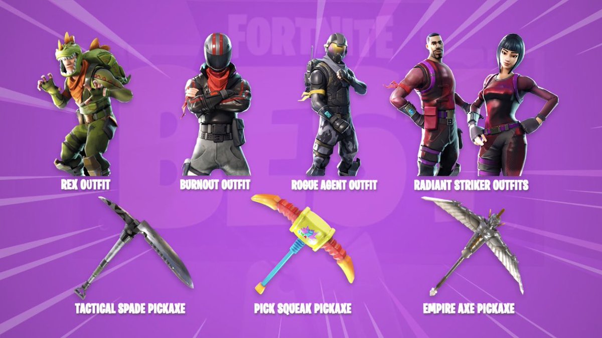 Thatguyorangee New Outfits And Pickaxes Coming To Fortnite Which One Is Your Favourite Epicgames Battleroyale Fortnitebattleroyale Twitchprime Newskins Fortniteleak T Co 76wej6akxp