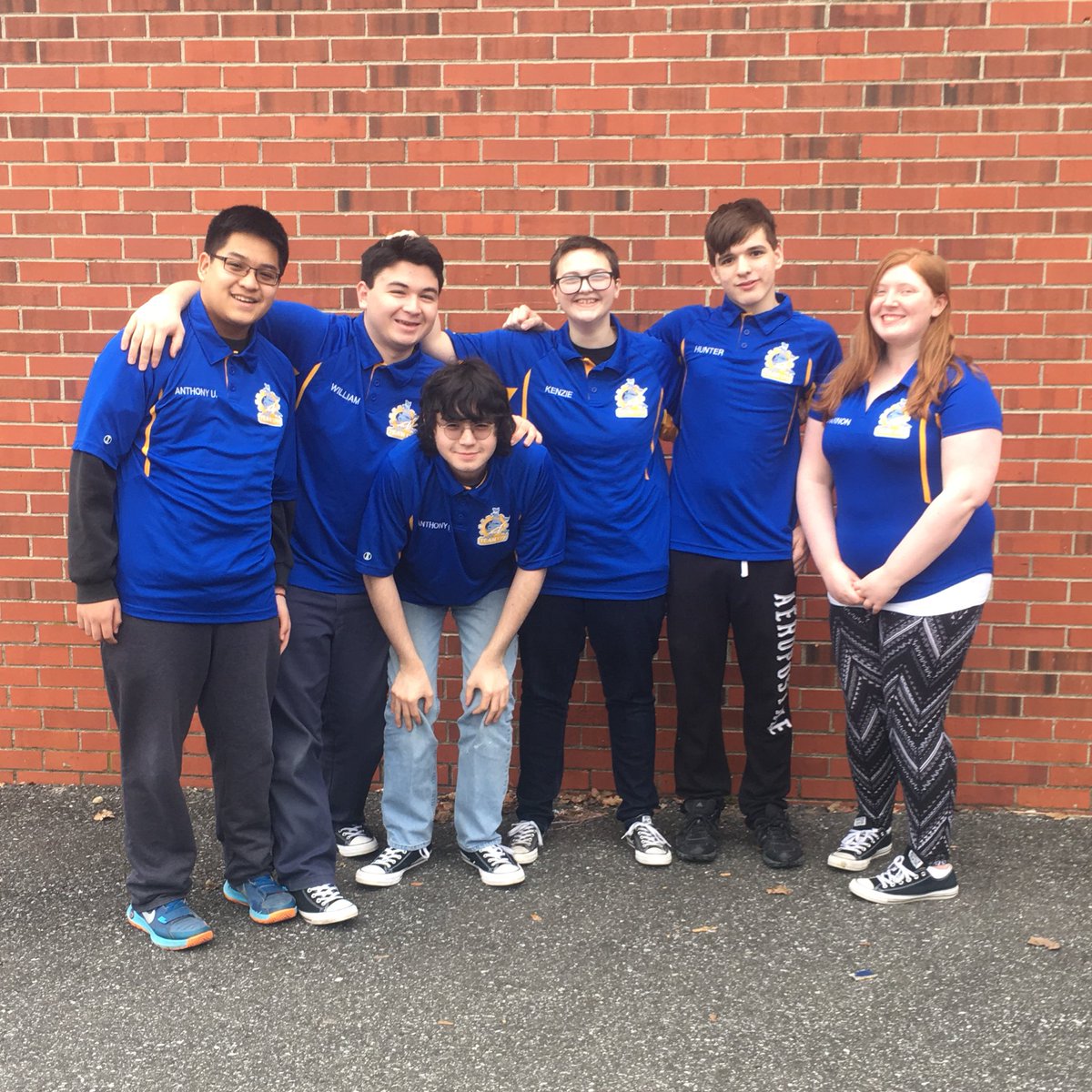 FRC1791's tweet photo. Our team uniforms are in!!! Ready for our first competition in two days! https://t.co/lsX0xW0Mh5