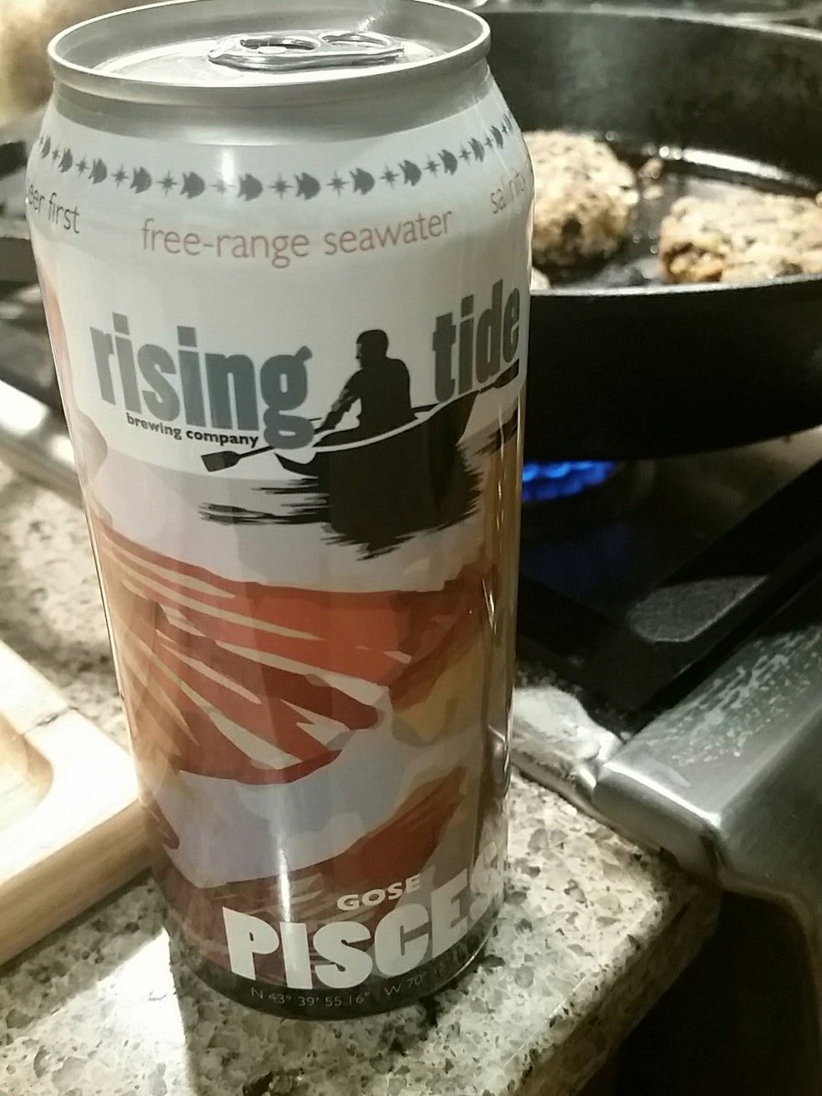 Mrs_mashtun's tweet photo. It's back! And goes so well with burgers and our warm weather.  @risingtidebeer #springiscoming https://t.co/Qm5ynhauCZ