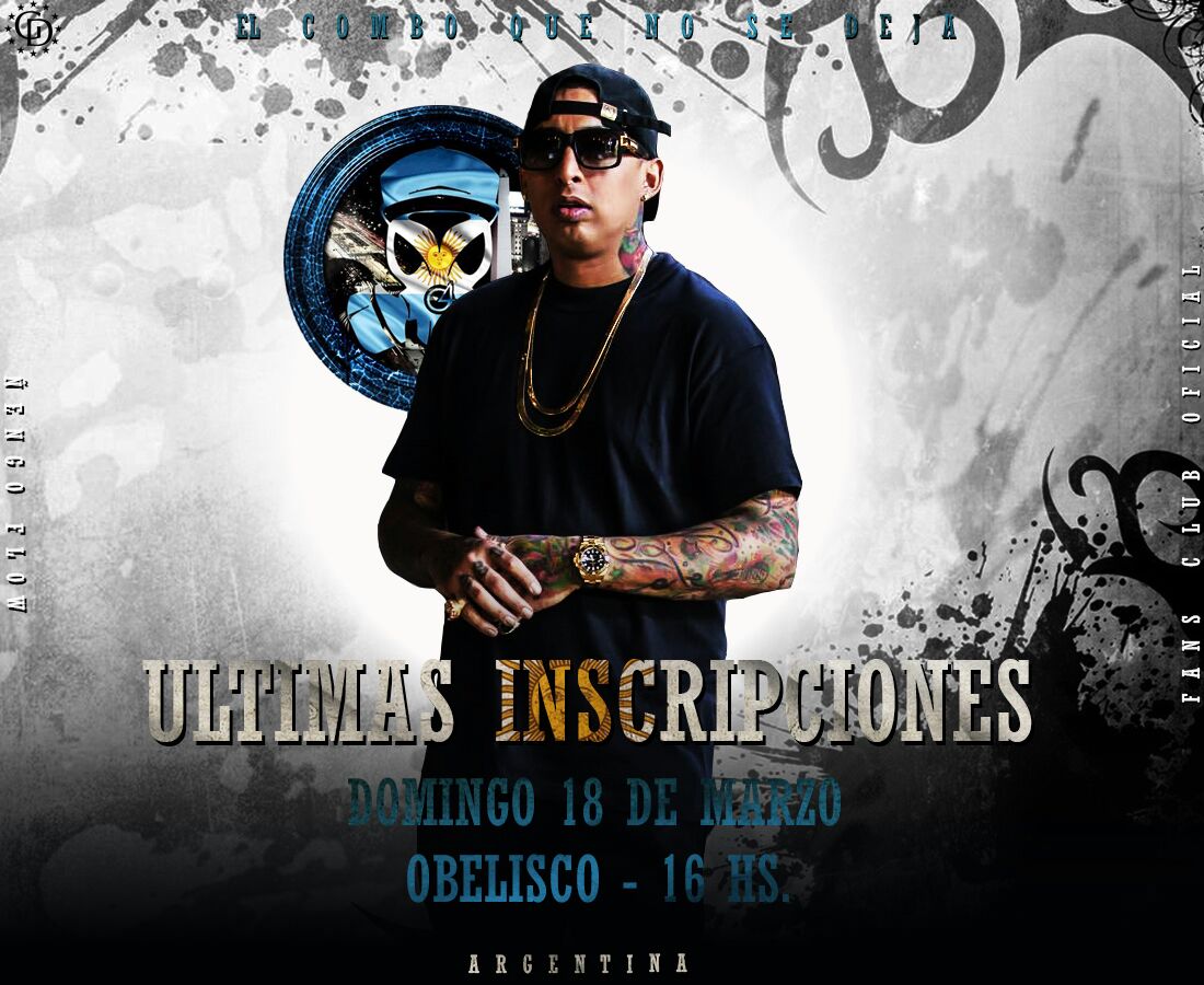 ElizabethRotel1's tweet photo. ATENCIÓN - ULTIMA INSCRIPCION Los invitamos a ser parte del único fans club oficial de Ñengo Flow en Argentina! Acércate al obelisco, del lado del B.A ,el día Domingo 18 de Marzo a las 16hs. Vení, anímate,Los esperamos  #ElComboArg @arg_rg4l 💯#RealG #NengoFlow https://t.co/FXhirtJEuw