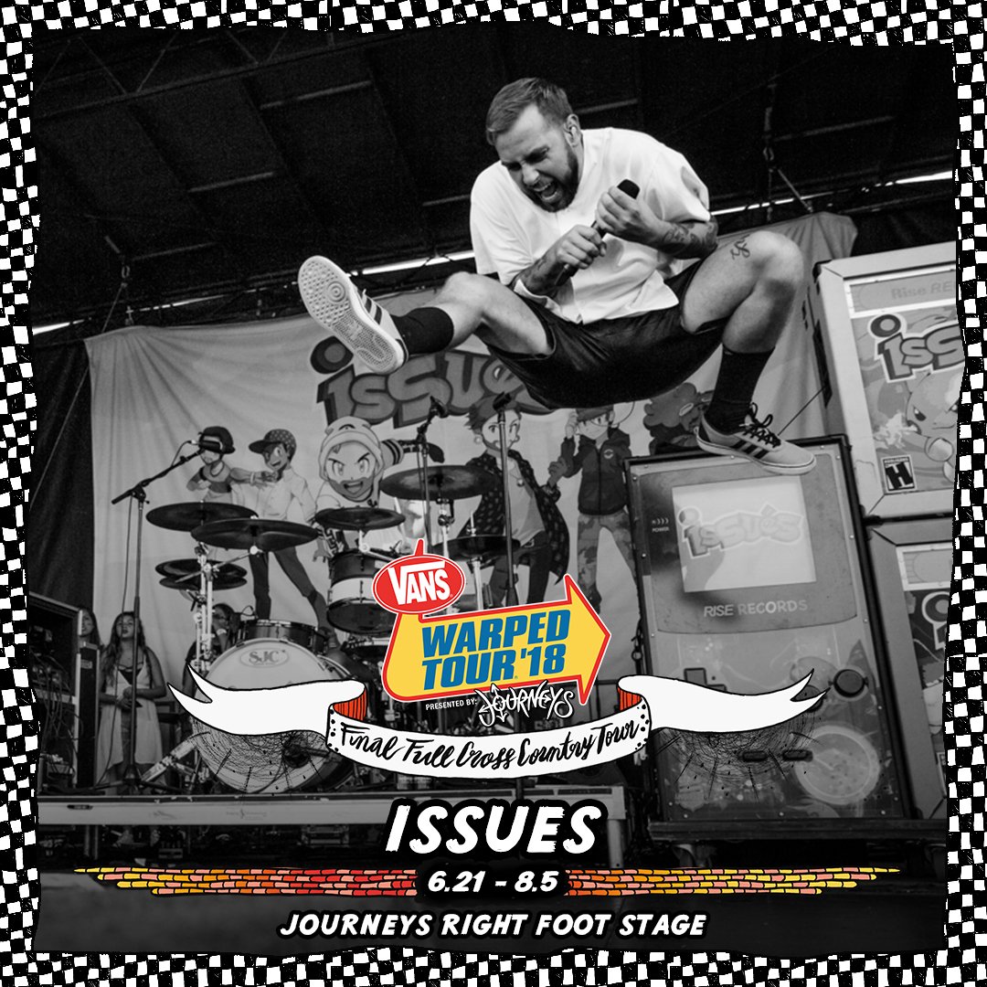 Stoked to be on the final run of <a href="/VansWarpedTour/">Vans Warped Tour</a> this summer!
🎟 tix on sale March 8th
ℹ️ more info at showsnear.by/VansWarpedTour…