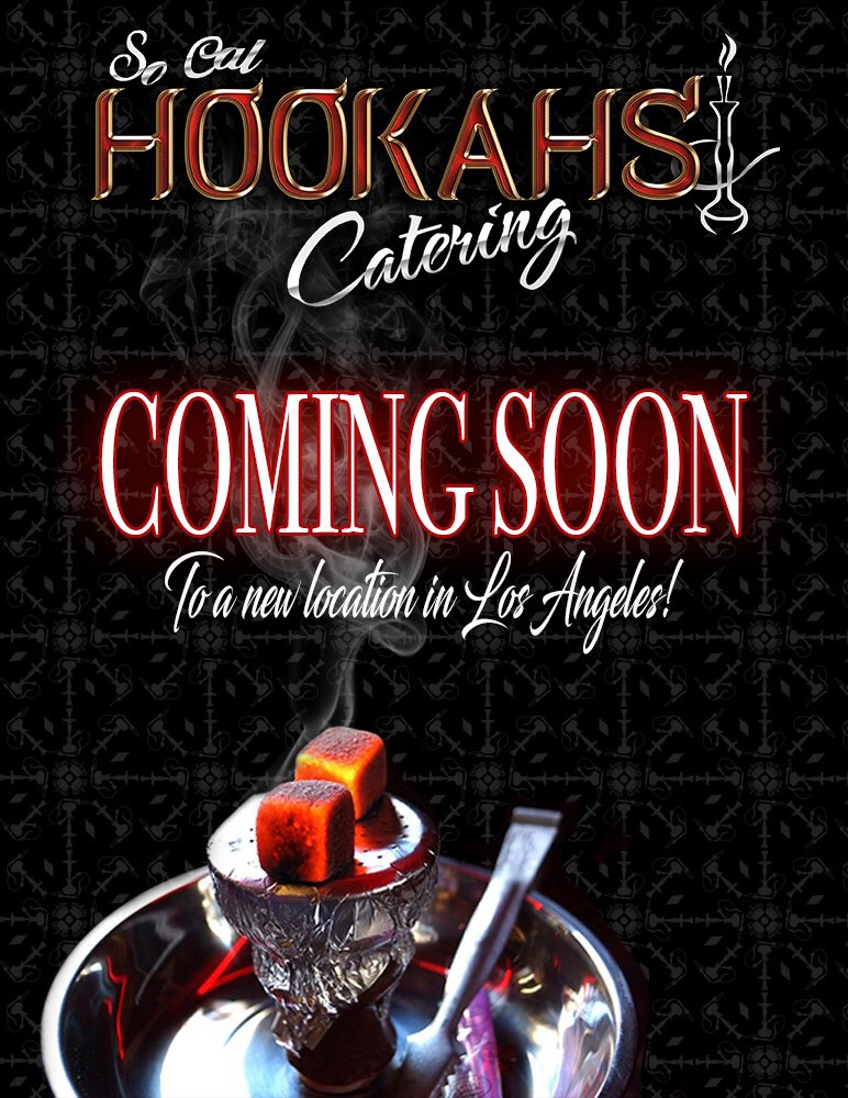 socalhookahs's tweet photo. Coming soon! ⚠️
We’re so excited to announce our new location🚨 
Stay tuned for more details 🔜 
.
#Losangeles #hookah #shisha #Socal #lounge #hookahlounge #nightlife #arabic  #comingsoon #smoke #drinks #LA https://t.co/FghQxcnzLu