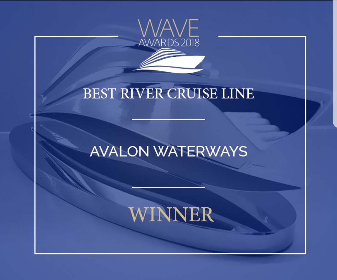 Best news....! #thewaveawards  #Winners #BestRiverCruise