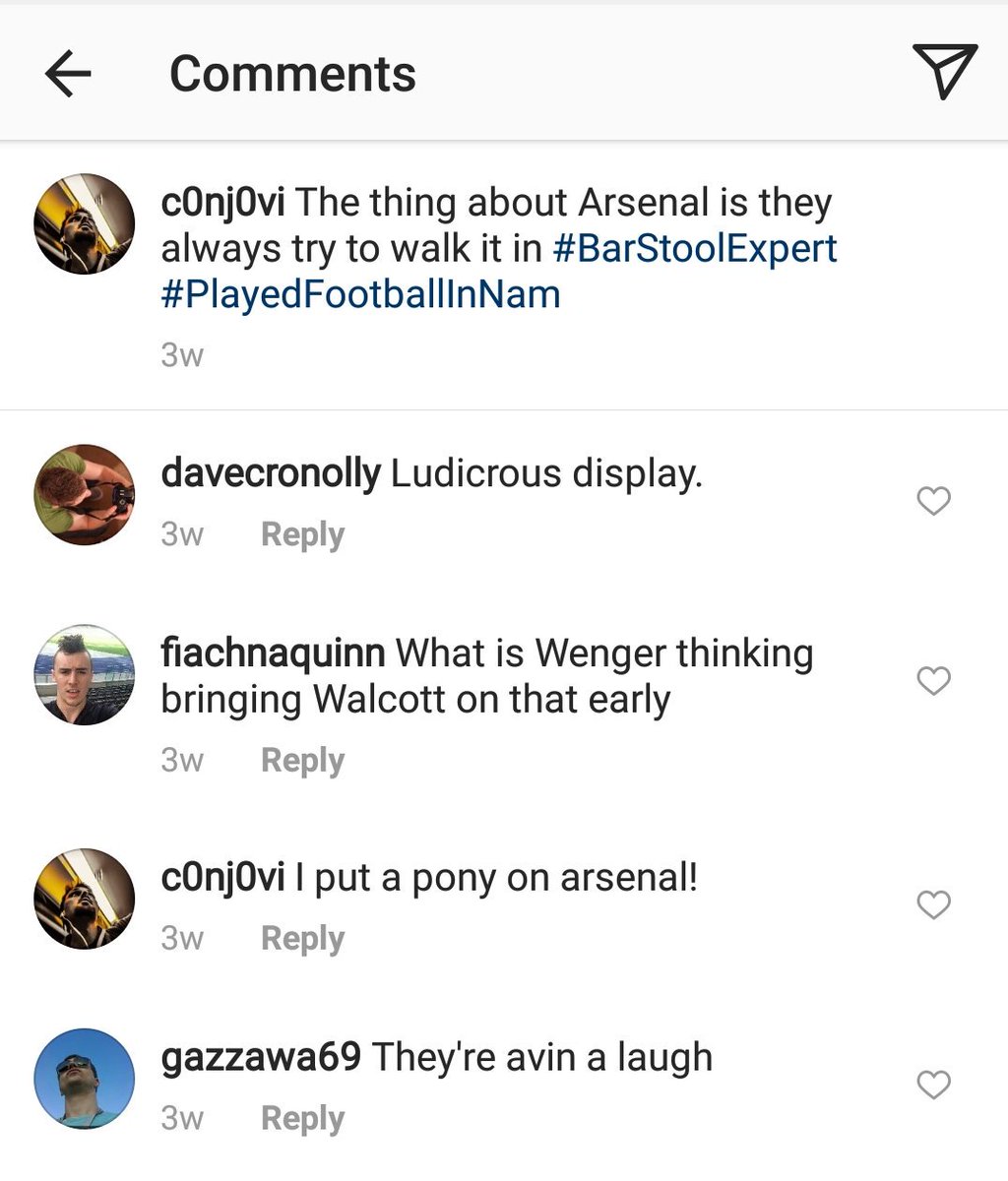 Conjovi_'s tweet photo. Great turnout for the lads @Glinner @Arsenal #ITcrowd https://t.co/2VqdHnN4oJ
