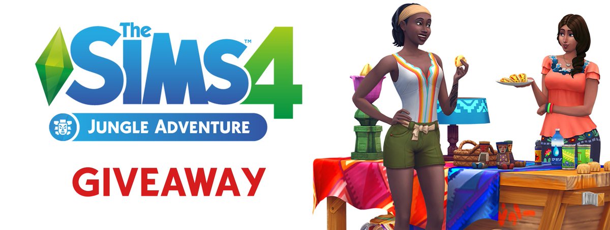 SimsVIP's tweet image. 🚨GIVEAWAY TIME!🚨

Follow &amp;amp; RT for a chance to win #TheSims4 Jungle Adventure Game Pack! We will be giving away aother FIVE codes to FIVE lucky winners! 

Entry period ends March 4th at 5pm Eastern Time! Good Luck! 😃