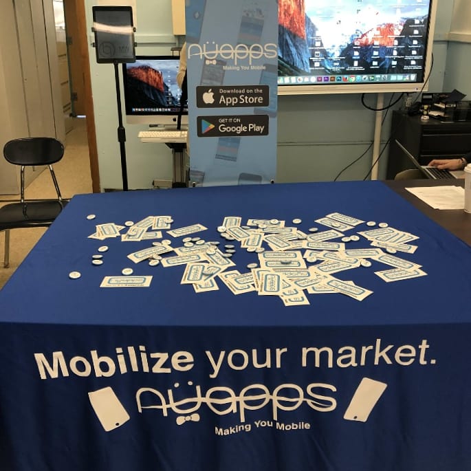nuapps's tweet photo. Thank you @Displays2goUS &amp; @stickermule for donating to Nuapps for our upcoming tradeshow in April! 🤝 #tradeshowready https://t.co/9yznrgBO9Y