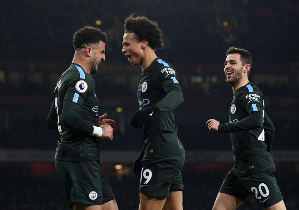 Favourites Manchester City Thump Wenger Brigade In Their Own Den: Players' Ratings DXPXQrPXUAAv6Rv - Favourites Manchester City Thump Wenger Brigade In Their Own Den: Players' Ratings