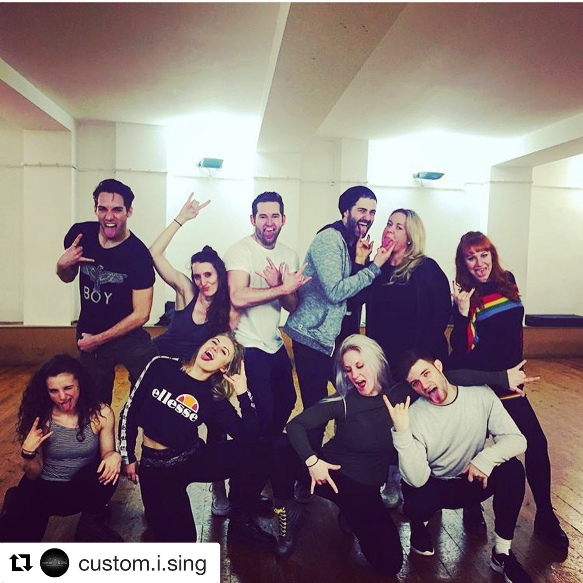 Rehearsal Day with <a href="/BRDBeyondRepair/">Beyond Repair Dance</a> - This next event is going to ROCK! 🎤🎼 #eventprofs #Talent #rehearsals #bespokeproduction #snowdayfun