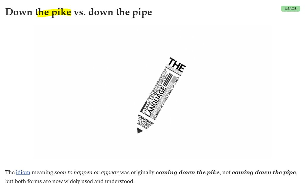 BJSM_BMJ's tweet photo. While on it - may as well go with #2 in #EditorPedant category. Somewhat related to flushing I guess. Something imminent is coming down the 'pike'. It's from 'turnpike' of course :). Think of the movie 'Being John Malkovitch' https://t.co/PkXvsfq7wu https://t.co/rqNHTKzv1v